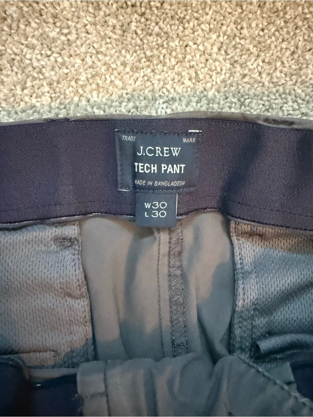J. Crew Men's Slim Chinos - Charcoal Gray